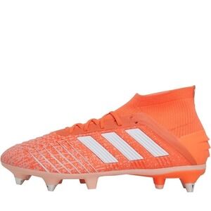 New Adidas Womens Predator 19.1 Metal Soccer Cleats Size 5.5 Orange
